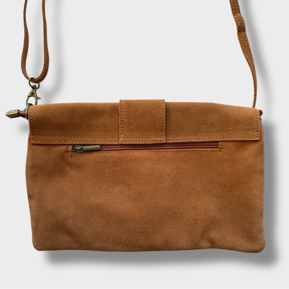 Loowie Suede Buckle Crossbody Bag - Picture 5 of 8